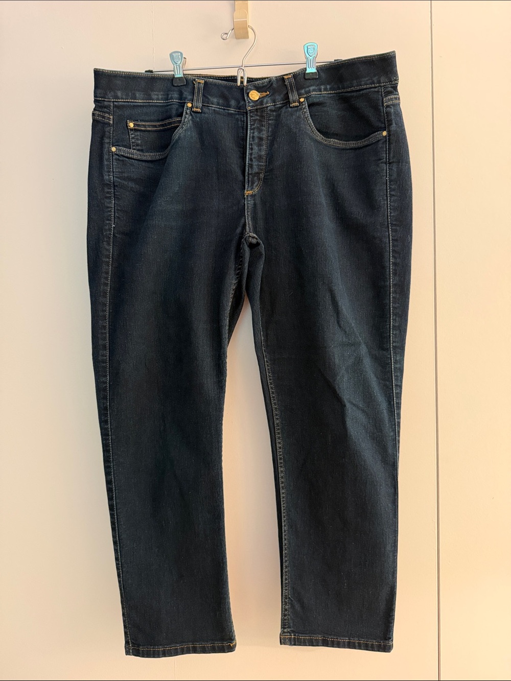 Rafaella Women's Straight Leg Jeans in Dark Blue